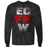 Ec FN W Extreme Championship Wrestling Tie-Dye Long Sleeve Shirt