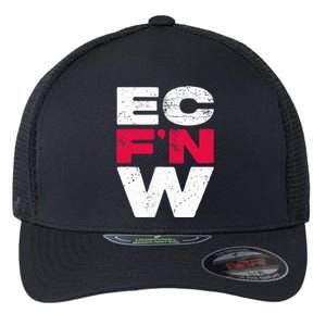 Ec FN W Wrestling Championship Wrestler Fighter Flexfit Unipanel Trucker Cap