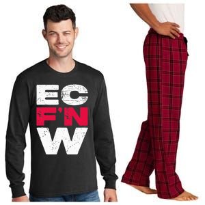 Ec FN W Wrestling Championship Wrestler Fighter Long Sleeve Pajama Set