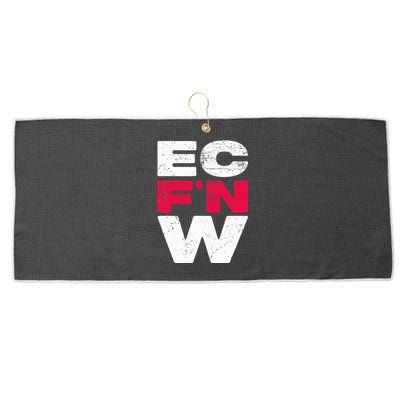 Ec FN W Wrestling Championship Wrestler Fighter Large Microfiber Waffle Golf Towel