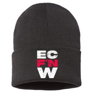 Ec FN W Wrestling Championship Wrestler Fighter Sustainable Knit Beanie