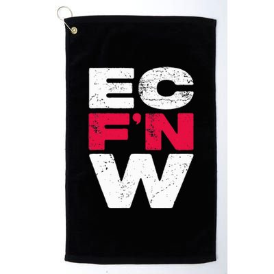 Ec FN W Wrestling Championship Wrestler Fighter Platinum Collection Golf Towel