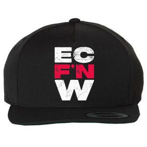 Ec FN W Wrestling Championship Wrestler Fighter Wool Snapback Cap