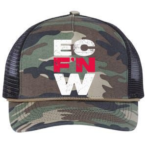 Ec FN W Wrestling Championship Wrestler Fighter Retro Rope Trucker Hat Cap