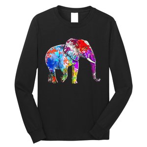 Elephant For Women Pachyderm Long Sleeve Shirt