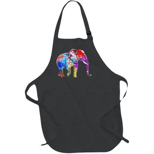 Elephant For Women Pachyderm Full-Length Apron With Pockets