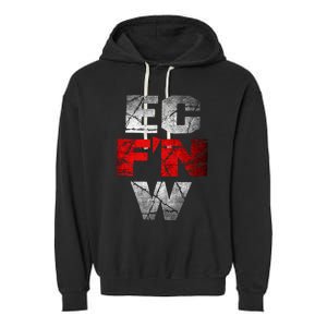 Ec FN W Extreme Championship Wrestling Ecw Garment-Dyed Fleece Hoodie