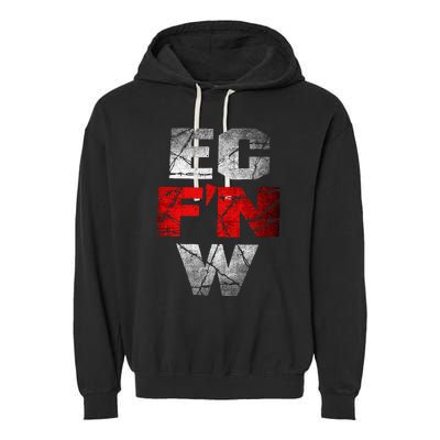 Ec FN W Extreme Championship Wrestling Ecw Garment-Dyed Fleece Hoodie