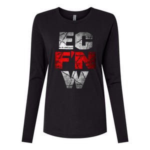 Ec FN W Extreme Championship Wrestling Ecw Womens Cotton Relaxed Long Sleeve T-Shirt