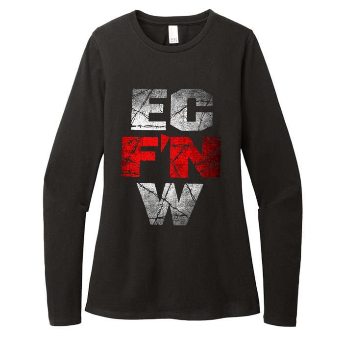 Ec FN W Extreme Championship Wrestling Ecw Womens CVC Long Sleeve Shirt