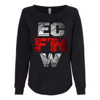 Ec FN W Extreme Championship Wrestling Ecw Womens California Wash Sweatshirt