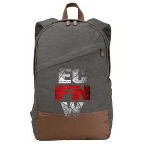 Ec FN W Extreme Championship Wrestling Ecw Cotton Canvas Backpack