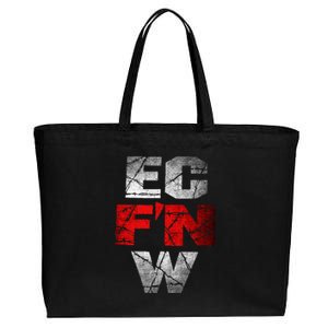 Ec FN W Extreme Championship Wrestling Ecw Cotton Canvas Jumbo Tote