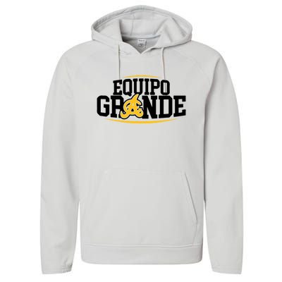 Equipo Grande Aguilas Cibaenas La lena ta aqui Santiago Performance Fleece Hoodie