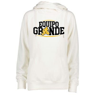 Equipo Grande Aguilas Cibaenas La lena ta aqui Santiago Womens Funnel Neck Pullover Hood