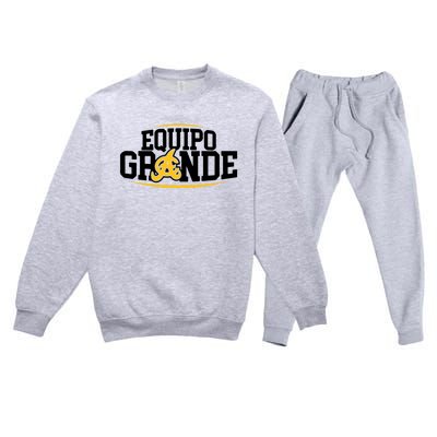 Equipo Grande Aguilas Cibaenas La lena ta aqui Santiago Premium Crewneck Sweatsuit Set