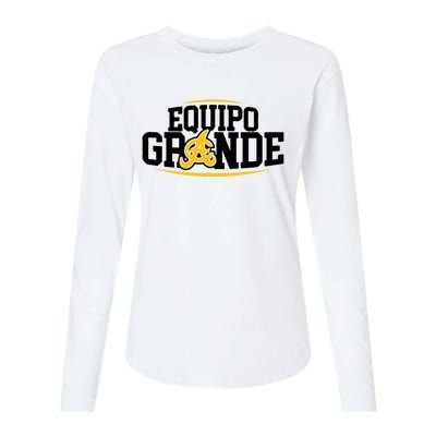 Equipo Grande Aguilas Cibaenas La lena ta aqui Santiago Womens Cotton Relaxed Long Sleeve T-Shirt