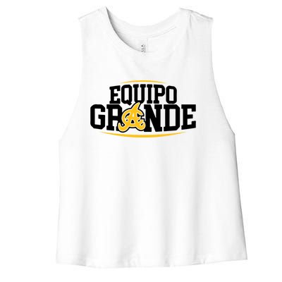 Equipo Grande Aguilas Cibaenas La lena ta aqui Santiago Women's Racerback Cropped Tank