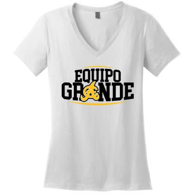 Equipo Grande Aguilas Cibaenas La lena ta aqui Santiago Women's V-Neck T-Shirt