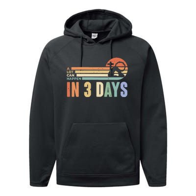 Easter Gift A Lot Can Happen In 3 Days Performance Fleece Hoodie