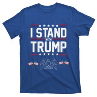 Eagle Graphic American Flag I Stand With Trump Gift T-Shirt