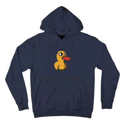 Embroidered Got Any Grapes Duck Tall Hoodie