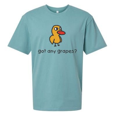 Embroidered Got Any Grapes Duck Sueded Cloud Jersey T-Shirt