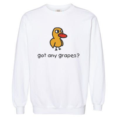 Embroidered Got Any Grapes Duck Garment-Dyed Sweatshirt