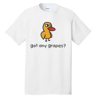 Embroidered Got Any Grapes Duck Tall T-Shirt