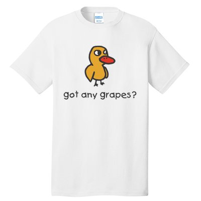 Embroidered Got Any Grapes Duck Tall T-Shirt