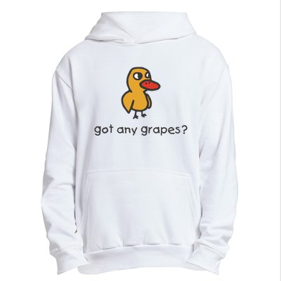 Embroidered Got Any Grapes Duck Urban Pullover Hoodie