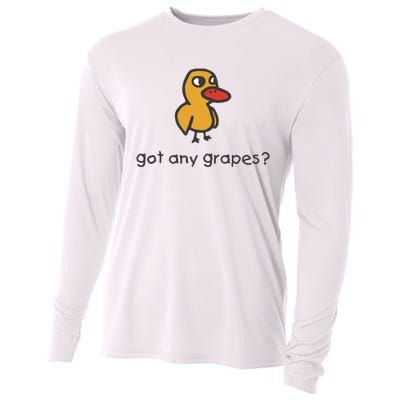 Embroidered Got Any Grapes Duck Cooling Performance Long Sleeve Crew