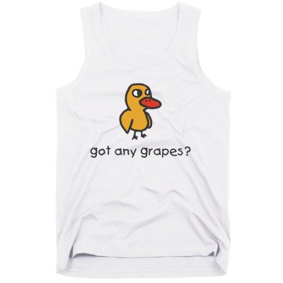 Embroidered Got Any Grapes Duck Tank Top