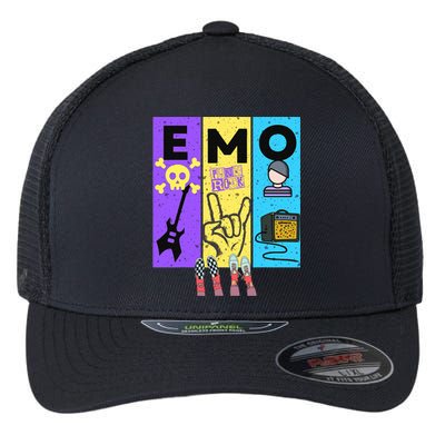 Emo Grunge Alternative Style  Flexfit Unipanel Trucker Cap