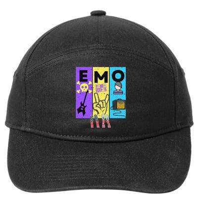 Emo Grunge Alternative Style  7-Panel Snapback Hat