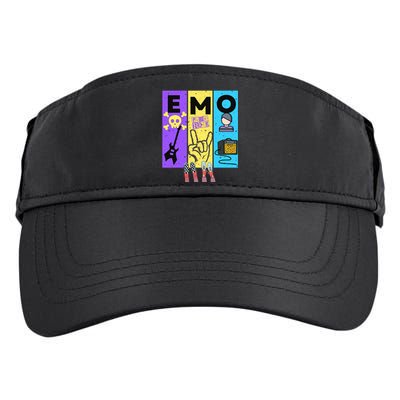 Emo Grunge Alternative Style  Adult Drive Performance Visor