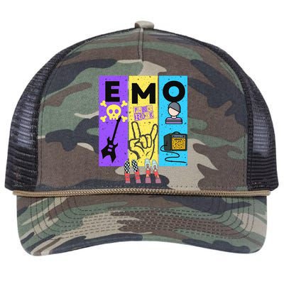 Emo Grunge Alternative Style  Retro Rope Trucker Hat Cap