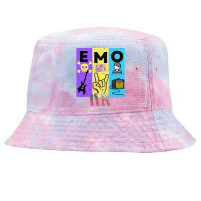 Emo Grunge Alternative Style  Tie-Dyed Bucket Hat