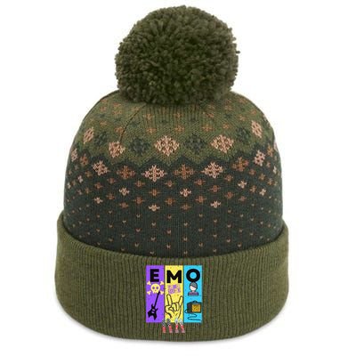 Emo Grunge Alternative Style  The Baniff Cuffed Pom Beanie