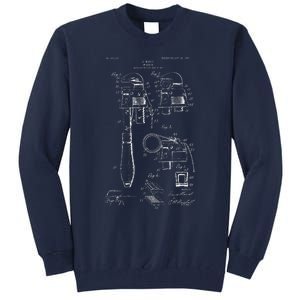 Engineer Gift Antique Patent Print Of Unique Wrench Tall Sweatshirt