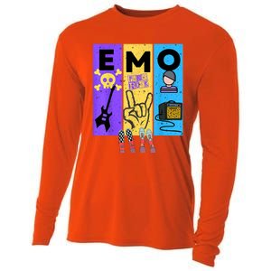 Emo Grunge Alternative Style Cooling Performance Long Sleeve Crew