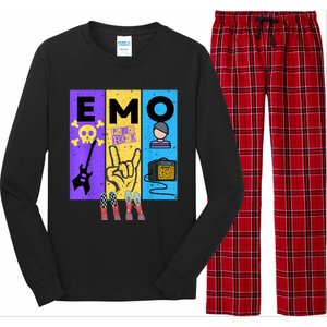 Emo Grunge Alternative Style Long Sleeve Pajama Set