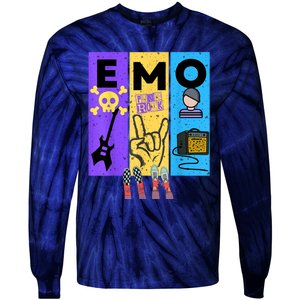 Emo Grunge Alternative Style Tie-Dye Long Sleeve Shirt