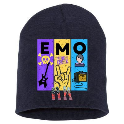 Emo Grunge Alternative Style Short Acrylic Beanie