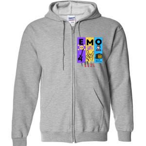 Emo Grunge Alternative Style Full Zip Hoodie