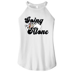 Euchre Going Alone Cool Gift Women’s Perfect Tri Rocker Tank