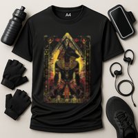 Egyptian Gods Anubis Ra Ruler Egyptian God Cooling Performance Crew T-Shirt