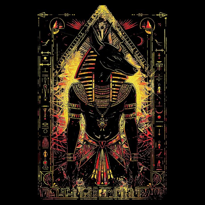 Egyptian Gods Anubis Ra Ruler Egyptian God Cooling Performance Crew T-Shirt