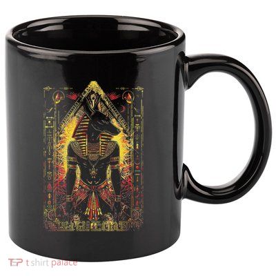 Egyptian Gods Anubis Ra Ruler Egyptian God 11oz C Handle Ceramic Mug