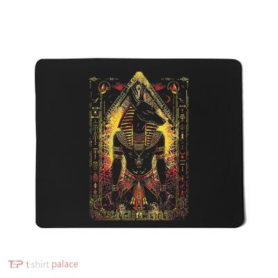 Egyptian Gods Anubis Ra Ruler Egyptian God Mousepad